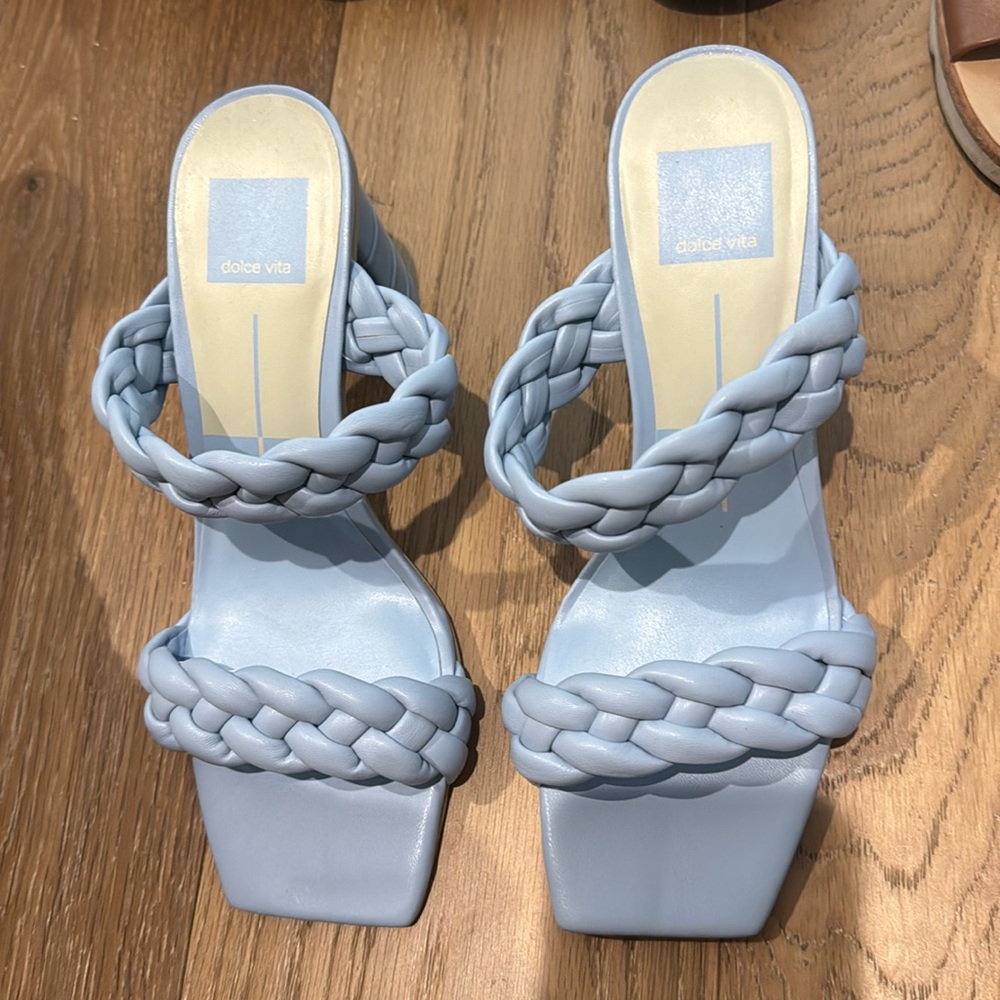 Dolce Vita Paily Heels 7.5 light blue